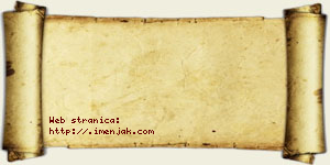 Isidora Šijan vizit kartica